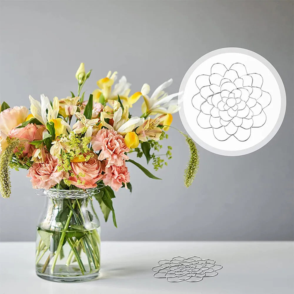 Vibe Geeks 3 Pack Wire Flower Arranging Tool Reusable